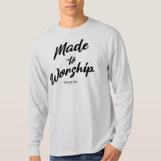Tillverkad för att tillbe Psalm 95:1 T Shirt