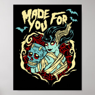Tillverkad för dina zombieälskande Frankenstein-äl Poster