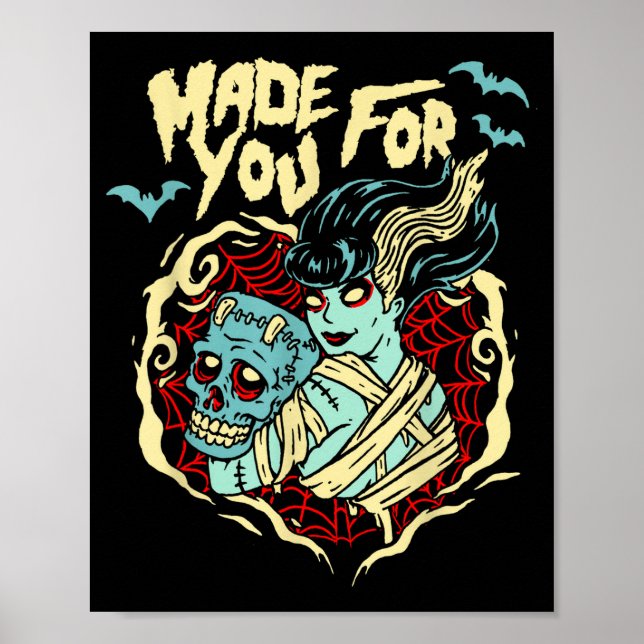 Tillverkad för dina zombieälskande Frankenstein-äl Poster (Framsidan)