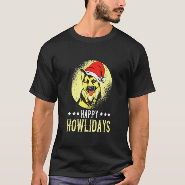 Tillverkad för en tysk herde t shirt (Framsida)