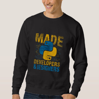 Tillverkad för utvecklare och designers Python-pro Lång Ärmad Tröja