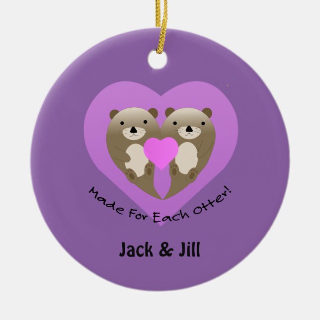 Tillverkad för varje utdrag julgransprydnad keramik (Framsidan)