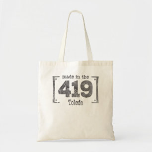 Tillverkad i 419 Toledo OH Souvenir Tygkasse