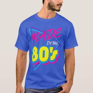 Tillverkad i 80-talet 1980-talet Åttiotalet Musik T Shirt