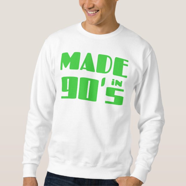 Tillverkad i 90-tal lång ärmad tröja (Framsida)