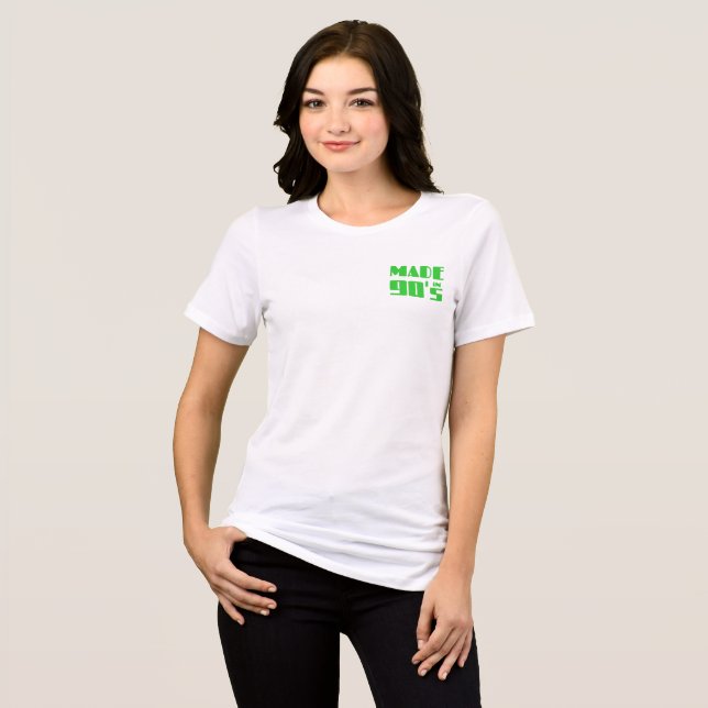Tillverkad i 90-tal t shirt (Framsida Full)