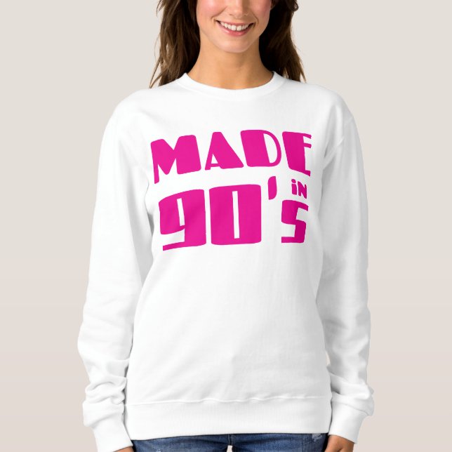 Tillverkad i 90-tal t shirt (Framsida)