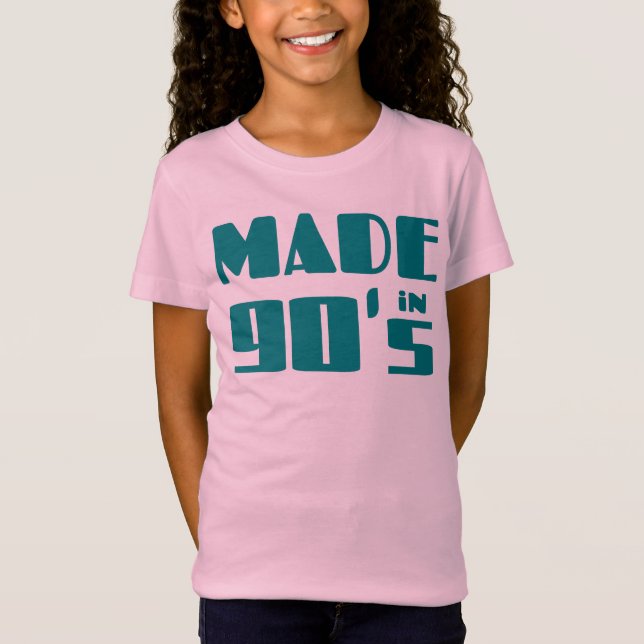 Tillverkad i 90-tal t shirt (Framsida)