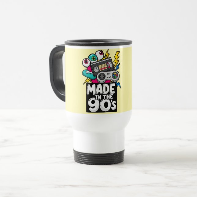 Tillverkad i 90-talets Retro Gamer Mugg (Framsida vänster)