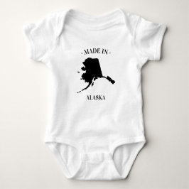 Tillverkad i Alaska AK Baby Bodykostym T Shirt