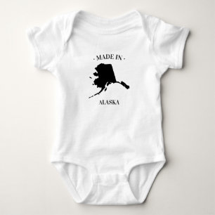 Tillverkad i Alaska AK Baby Bodykostym T Shirt