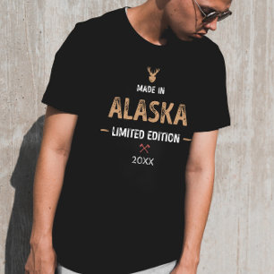 Tillverkad i Alaska Begränsad Edition År T Shirt