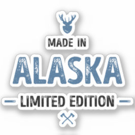 Tillverkad i Alaska Begränsad Edition Klistermärken