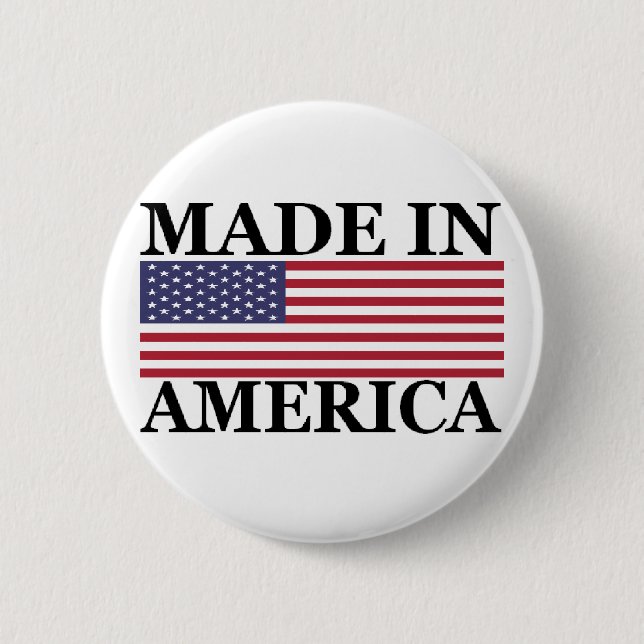 TILLVERKAD I AMERIKA KNAPP (Framsida)