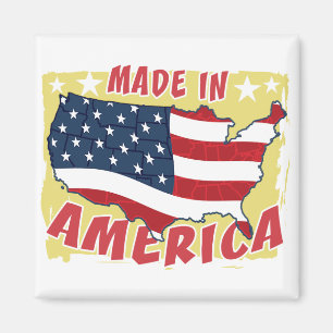 Tillverkad i Amerika Magnet