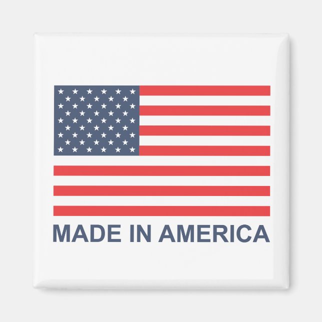 Tillverkad i Amerika Magnet (Framsidan)