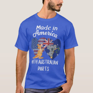 Tillverkad i Amerika med australisk deltröja T Shirt