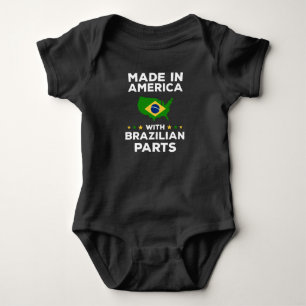 Tillverkad i Amerika med brasilianska reservdelar T Shirt