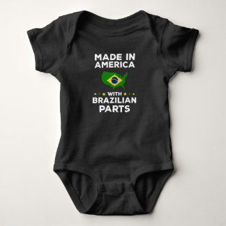 Tillverkad i Amerika med brasilianska reservdelar T Shirt