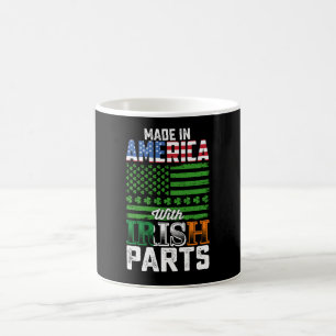 Tillverkad i Amerika med irländska delar St. Patri Kaffemugg