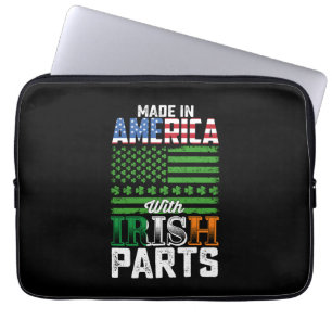Tillverkad i Amerika med irländska delar St. Patri Laptop Fodral