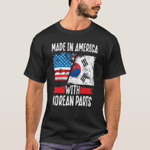 Tillverkad i Amerika med koreanska amerikanska del T Shirt