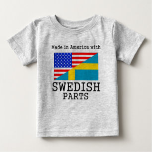 Tillverkad i Amerika med svenska delar T Shirt