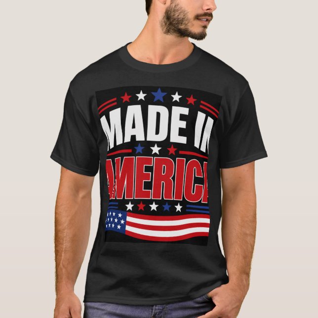 Tillverkad i Amerika T Shirt (Framsida)