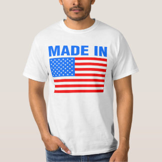 Tillverkad_i_Amerikansk_Flagga_Logo_Utskriftbar-1E T Shirt