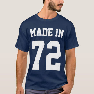 Tillverkad i Anpassningsbar födelsedagsår T-shirt