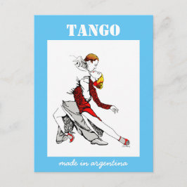 Tillverkad i Argentina Tango Vykort