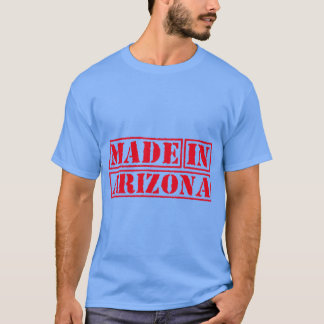 Tillverkad i Arizona röd version i övers storlek T Shirt