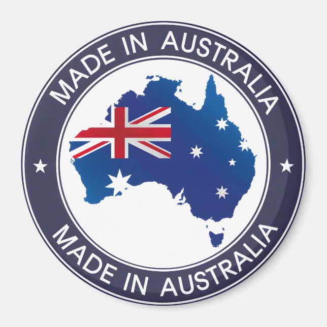 Tillverkad i Australien Magnet (Framsidan)