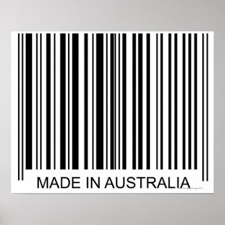 Tillverkad i Australien Poster