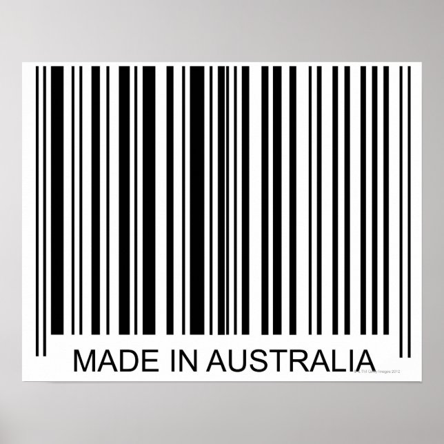 Tillverkad i Australien Poster (Framsidan)