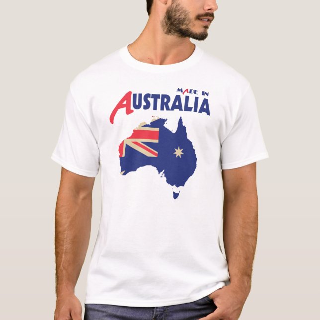 Tillverkad i Australien T Shirt (Framsida)