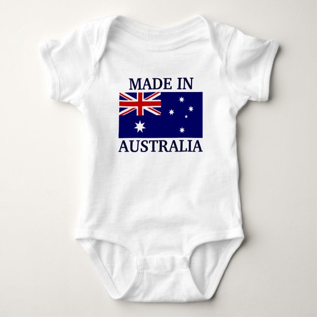 Tillverkad i Australien T Shirt (Framsida)