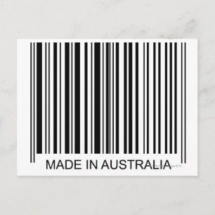 Tillverkad i Australien Vykort