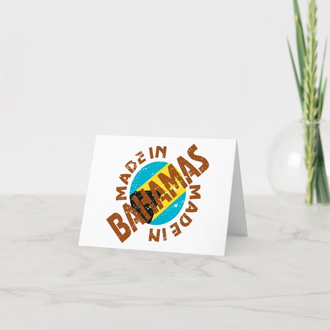 Tillverkad i Bahamas Tack Kort (Skapare uppladdad)