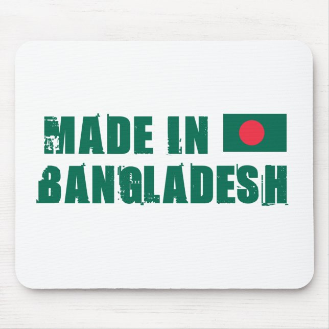 Tillverkad i Bangladesh Musmatta (Framsidan)