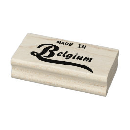 Tillverkad i Belgien Stämpel