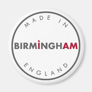 Tillverkad i Birmingham Maget Magnet
