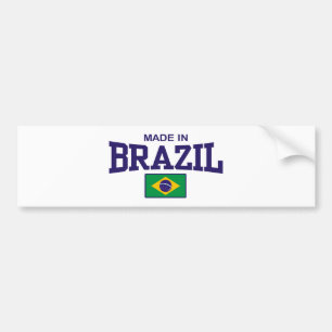 Tillverkad i Brasilien Bildekal