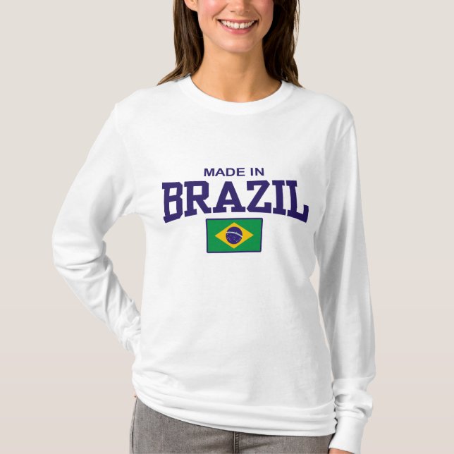 Tillverkad i Brasilien T-shirt (Framsida)