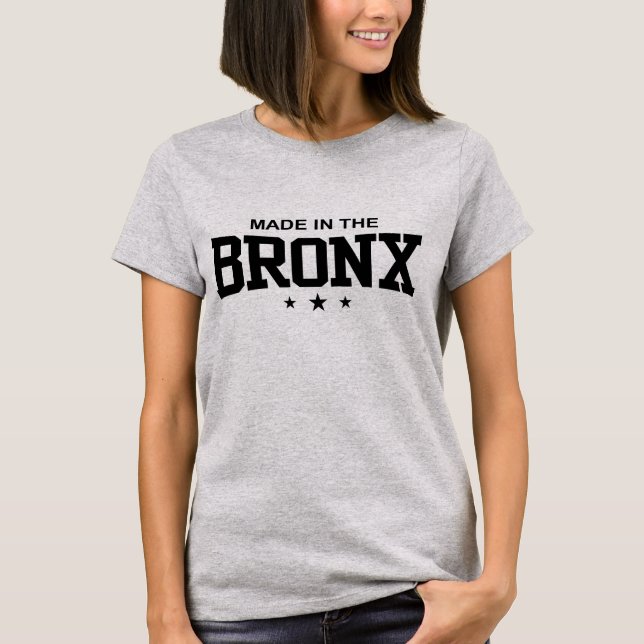 Tillverkad i Bronx T-Shirt (Framsida)