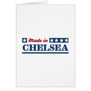 Tillverkad i Chelsea Hälsningskort