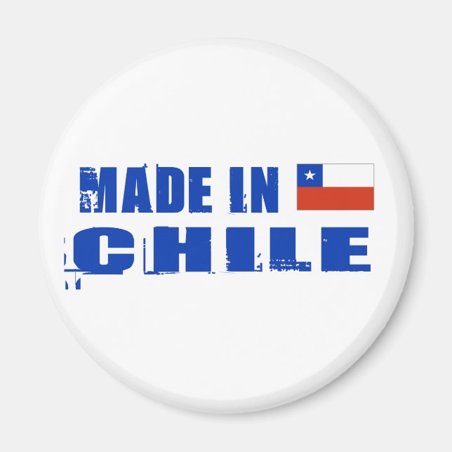 Tillverkad i Chile Magnet (Framsidan)
