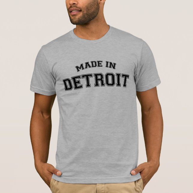 Tillverkad i Detroit T-Shirt City (Framsida)