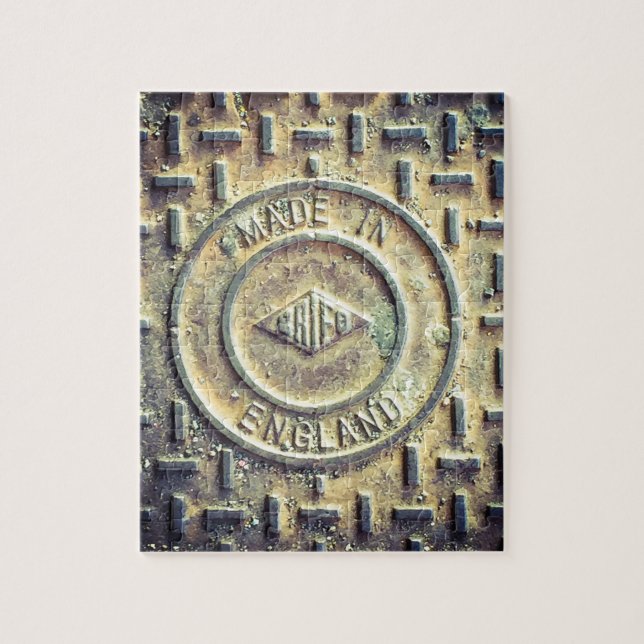 Tillverkad i England - 8 x 10 - 110 biet Pussel (Vertikal)