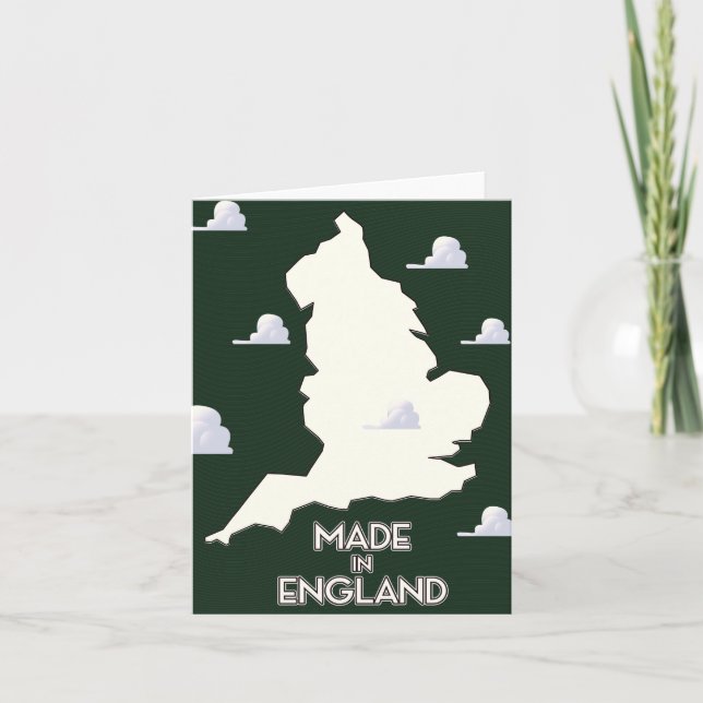 Tillverkad i England Helgkort (Framsida)